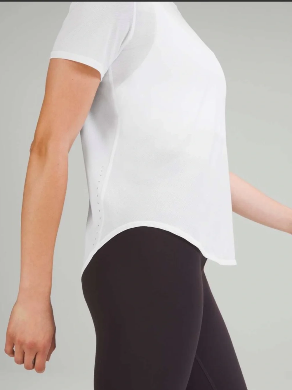 Lululemon High Neck Running and Training T-Shirt